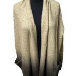 Democracy Women’s Ombré Cardigan Heather Oatmeal Charcoal Size Large 10-12 New! Photo 0