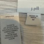 J.Jill medium embroidered burnout cap sleeve top TB 2858 Photo 4