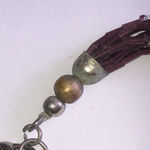 Purple Glass Seed Bead Multi Strand Beaded Boho Necklace Photo 5