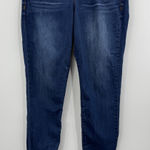 Democracy Women's Dark Wash Denim Skinny Jeans With Gold Accents Photo 0