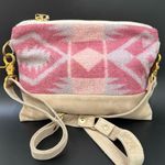 RAIS CASE Vida Wool Aztec Boho Convertible Fanny Pack Crossbody Bag Pink Photo 1