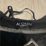 Black and Gray Pleated Mini Skirt Size 2X Photo 1