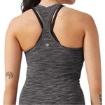 Lululemon  Size 4 Nulu Wee Are From Space Black Grey Cool Racerback II Tank Top Photo 3