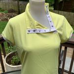 Slazenger  Women Yellow Collared Sleeveless Pullover Golf Shirt Activewear Top S Photo 1