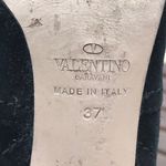 Valentino Garavani Valentino women’s black suede knee high block heel boots size IT 37 US 7 Photo 10