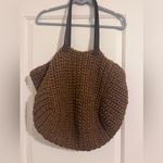 Rode Sko Bohemian Straw Woven Tote Bag Concho Beach Resort Western Brown Pink Photo 2