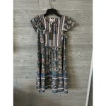 Matilda Jane ‎ womens S Heart to Heart Pasture Blue Floral Flutter Sleeve Dress Photo 1