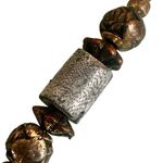 Artisan Enamel Mountain & Rainbow Scene Pendant Necklace Photo 9