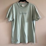 Comfort Colors  Sage Green Taylor Swift Last Great American Dynasty Shirt Medium Photo 0