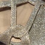 Jewel Badgley Mishka Gold Glitter Heels Size 10 Photo 8