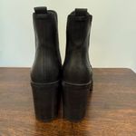 Crown Vintage Women’s after hours Chelsea black leather ankle chunky sole boot s Size 8.5 Photo 1
