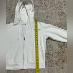 Helmut Lang  Limited Edition Zip Front Hoodie Sweatshirt Size Small white Photo 10