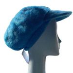 Vintage Aqua Teal Blue Landau Hat Women’s One Size Accessory Fuzzy Material! Photo 0