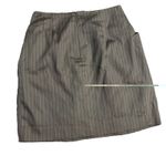 Giorgio Armani  Grey Pinstripe Suit Skirt Womens Grey Virgin Wool Sz 42 38 US 6 Photo 14