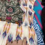 Plenty by Tracy Reese Boho Tunic Dress Cover Up Size S Embroidered Print Resort Pink Photo 1