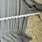 A New Day 🦋 Grey Ribbed Long Sleeve Blouse Medium Photo 4
