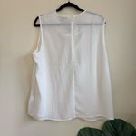EXPRESS White Cowl Neck Tank NWT size XL Photo 4