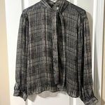 ZARA Houndstooth Patterned Top Photo 0