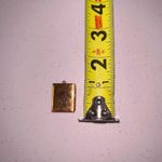 None Vintage Gold Double Locket Pendant Charm Photo 2