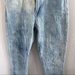 frame denim Le High Straight Jeans Acid Wash Trendy Y2K Vibes Fray Folded Hem 28 Photo 2