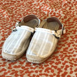 None Hand made white leather espadrille shoeSize 37 Photo 2