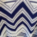 May & July Womens size large white blue multi print maxi skirt (runs small) Photo 4