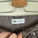 ZARA  | Taupe Brown Cargo Pants Size 0 Women’s Photo 3