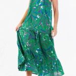 Dear John Anthro Maxi Long Dress M Tiered Beach Resort Vacation Costal Preppy Photo 0