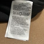 Banana Republic  women’s size 14 black floral ruffle wrap dress ties at waist nwt Photo 11