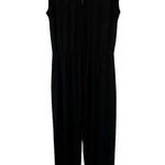 Rachel Pally Jumpsuit Womens Size Small Sleeveless V Neck Tapered Leg Black NEW Photo 0