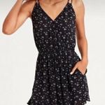 American Eagle Outfitters Tie Back Floral Romper Photo 0