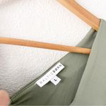 Baltic Born Marta Smocked Long Sleeve Ruched Midi Dress in Sage Green Photo 1