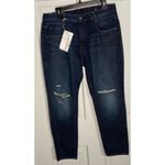 G-Star Raw Radar Mid Boyfriend Tapered Jeans in Dark Aged Antic Ripped Blue 31 Photo 2