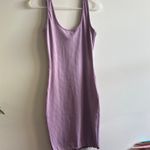 Popular 21 Lilac Ribbed Mini Dress Photo 3