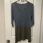 Earthbound Blue and Olive Tunic Top Photo 5