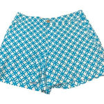 Market & Spruce ‎ women’s linen Blend Size 6 Shorts Teal White Photo 0