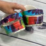 Crocs Classic Adult Rainbow Tye Dye Clogs Sandals Women Size 11 Men Size 9 Photo 6