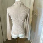 Hippie Rose  Women's Beige Zip-Up Ribbed Jacket Photo 2