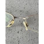 TURA EYEGLASSES FRAMES ONLY Paloma BLACK Chrome HALF RIM 50 Photo 9