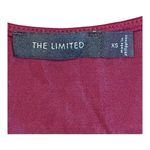 The Limited  Sequin‎ Tank Top Sleeveless Party Blouse Burgundy Women Size XS Photo 5