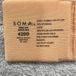 Soma Enbliss Wireless Bra 42DD Nude Beige Lace Smooth Lift Comfort No-Wire Photo 5