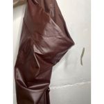 Aerie NEW Offline by  SMALL Real Luxe Faux Leather High Waist Legging Dark Brown Photo 10
