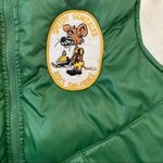 Unisex Vintage Green Vest with Speedy Gonzales Rides Sno Photo 2