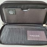 Tahari  Zebra Print Black Zip Around Double Wallet Photo 3