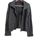 BCBGMAXAZRIA Gray Button Down Wool Blend Sweater Photo 0