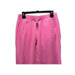 Lilly Pulitzer  31" Taron Mid-Rise  Linen Pants Womens Size S Pink Isle Photo 4