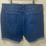 Arizona Jeans Womens New Arizona Jean Company Mid Rise Midi Blue Denim Shorts Photo 3