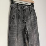 Something Navy NWT  Roxie Snap Denim Jeans Washed Black Size 0 Photo 6