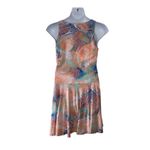 Ralph Lauren Lauren  Pastel Watercolor Drop-Waist Ruffle Dress Large Photo 11