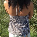 Target  Black Animal Print Tankini Swim Top Photo 3